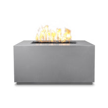 48" Rectangular Pismo Fire Pit - GFRC Concrete - Ash - Match Lit - Natural Gas