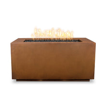 48" Rectangular Pismo Fire Pit - Copper - Match Lit - Natural Gas