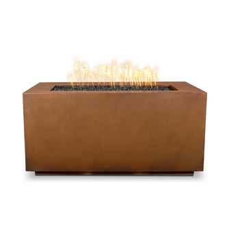 48" Rectangular Pismo Fire Pit - Copper - Match Lit - Natural Gas