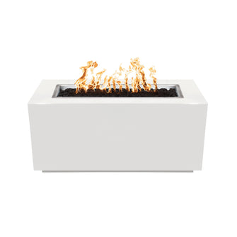 48" Rectangular Pismo Fire Pit - Powder Coated Metal - Black - Match Lit - Natural Gas
