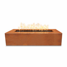 72" Rectangular Carmen Fire Pit - Copper - Match Lit - Natural Gas