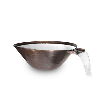 31" Remi Hammered Copper Water Bowl