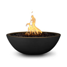 27" Round Sedona Fire Bowl - GFRC Concrete - Ash - Match Lit - Natural Gas