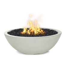 48" Round Sedona Fire Pit - GFRC Concrete - Ash - Match Lit - Natural Gas
