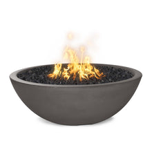 48" Round Sedona Fire Pit - GFRC Concrete - Ash - Match Lit - Natural Gas