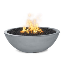 48" Round Sedona Fire Pit - GFRC Concrete - Ash - Match Lit - Natural Gas