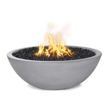 48" Round Sedona Fire Pit - GFRC Concrete - Ash - Match Lit - Natural Gas