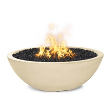 48" Round Sedona Fire Pit - GFRC Concrete - Ash - Match Lit - Natural Gas