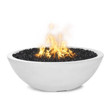 48" Round Sedona Fire Pit - GFRC Concrete - Ash - Match Lit - Natural Gas