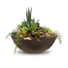 27" Round Sedona Planter Bowl - GFRC Concrete - Ash -