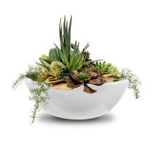 27" Round Sedona Planter Bowl - GFRC Concrete - Ash -