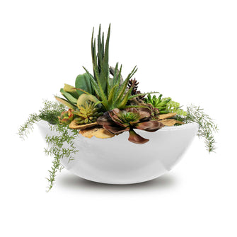 27" Round Sedona Planter Bowl - GFRC Concrete - Ash -