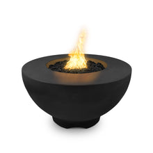 37" Round Sienna Fire Pit - GFRC Concrete - Ash - Match Lit - Natural Gas