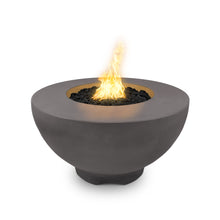 37" Round Sienna Fire Pit - GFRC Concrete - Ash - Match Lit - Natural Gas