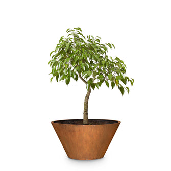 30" Sierra Corten Steel Planter - 20" Tall