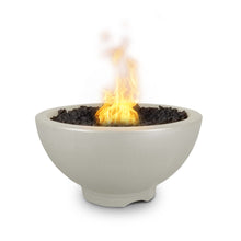 38" Round Sonoma Fire Pit - GFRC Concrete - Ash - Match Lit - Natural Gas