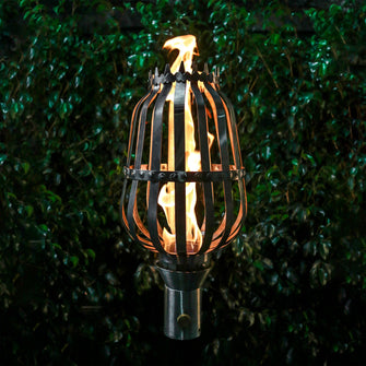 Urn Torch with Original TOP Torch Base - Stainless Steel