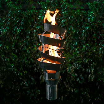 Spiral Torch with Original TOP Torch Base - Stainless Steel