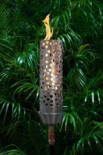 Honeycomb Torch with Original TOP Torch Base - Stainless Steel