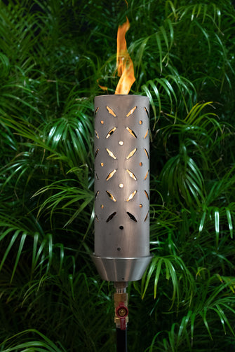 Flower Torch with Original TOP Torch Base - Stainless Steel