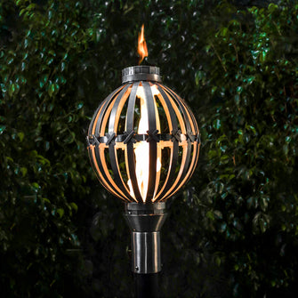 Globe Torch with Original TOP Torch Base - Stainless Steel