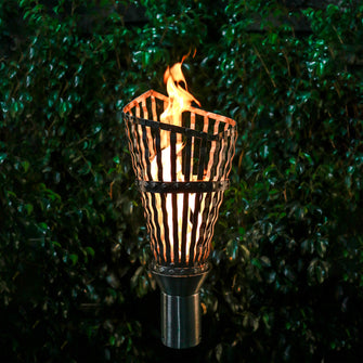 Roman Torch with Original TOP Torch Base - Stainless Steel
