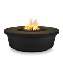 48" Round Tempe Fire Pit - GFRC Concrete - Ash - Match Lit - Natural Gas