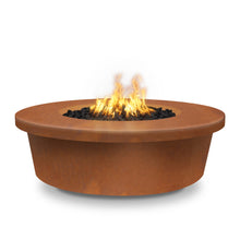 48" Round Tempe Fire Pit - Copper - Match Lit - Natural Gas
