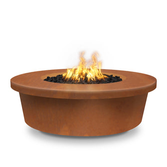 48" Round Tempe Fire Pit - Copper - Match Lit - Natural Gas