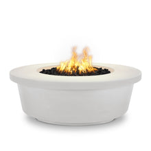 48" Round Tempe Fire Pit - GFRC Concrete - Ash - Match Lit - Natural Gas