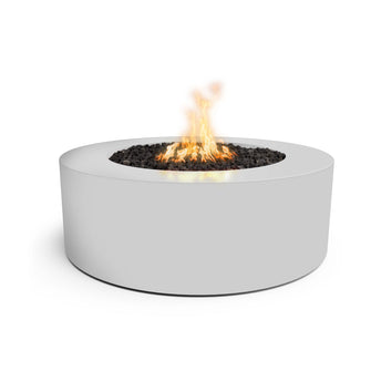48" Round Unity Fire Pit - Powder Coated Metal - Black - Match Lit - Natural Gas