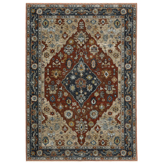 Traditional Persian Rug, Rectangle,  8X11, Cut Pile