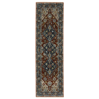 Traditional Persian Rug, Runner,  2X8, Cut Pile