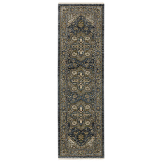 Traditional Persian Rug, Runner,  2X8, Cut Pile