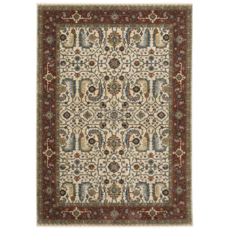 Traditional Persian Rug, Rectangle,  8X11, Cut Pile