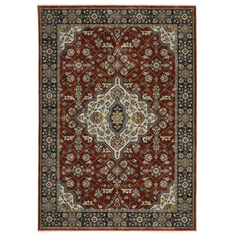 Traditional Persian Rug, Rectangle,  8X11, Cut Pile