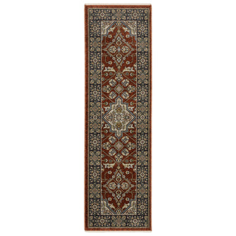 Traditional Persian Rug, Runner,  2X8, Cut Pile
