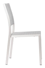 2 x Metropolitan Dining Chairs Finished In Gray & Silver, Ships In 24 Hours.
