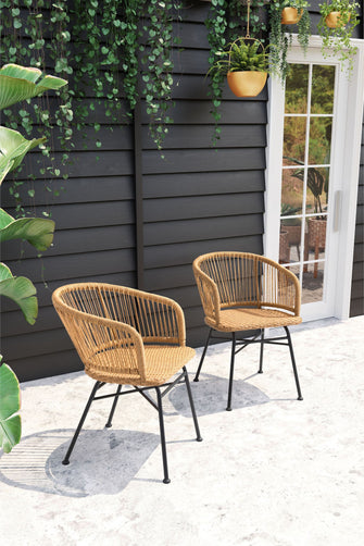 2 x Zaragoza Dining Chair In A Natural Finish , Ships In 24 Hours