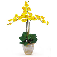 27" Artificial Triple Stem Phalaenopsis Silk Orchid Arrangement