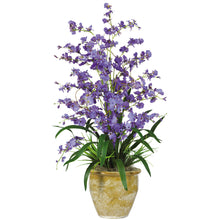 32" Artificial Triple Dancing Lady Arrangement w/Planter - Low Maintenance, Life-Like & Vibrant Silk Flowers For Busy People.