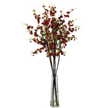 38" Artificial Cherry Blossoms Arrangement w/Vase - Low Maintenance, Life-Like & Vibrant Silk Flowers For Busy People.