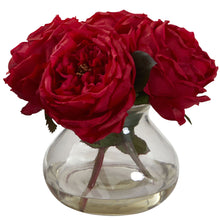 8" Artificial Rose Arrangement w/Vase - Low Maintenance, Life-Like & Vibrant Silk Flowers For Busy People.