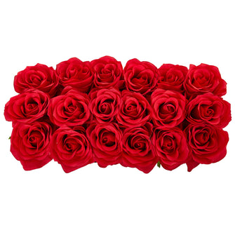 6" Artificial Roses in w/Planter - Low Maintenance, Life-Like & Vibrant Silk Flowers For Busy People.