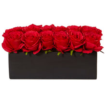 6" Artificial Roses in w/Planter - Low Maintenance, Life-Like & Vibrant Silk Flowers For Busy People.