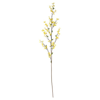 55" Artificial Forsythia Flower (Set of 3) - Low Maintenance, Life-Like & Vibrant Silk Flowers For Busy People.