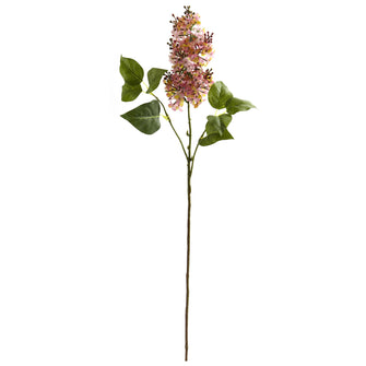 30" Artificial Lilac Flower (Set of 6) - Low Maintenance, Life-Like & Vibrant Silk Flowers For Busy People.
