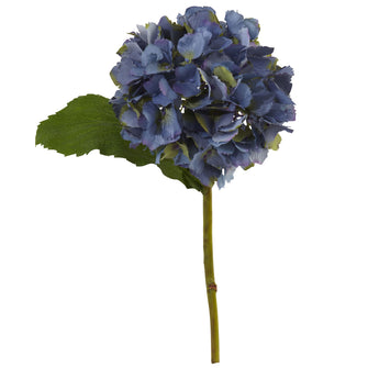12" Artificial Hydrangea Flower (Set of 12) - Low Maintenance, Life-Like & Vibrant Silk Flowers For Busy People.
