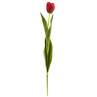 22" Artificial Tulip Flower (Set of 8) - Low Maintenance, Life-Like & Vibrant Silk Flowers For Busy People.