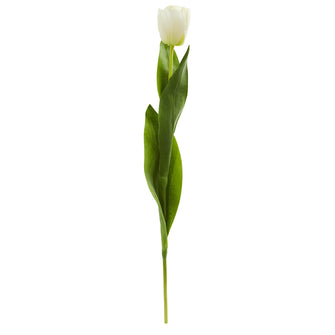 22" Artificial Tulip Flower (Set of 8) - Low Maintenance, Life-Like & Vibrant Silk Flowers For Busy People.
